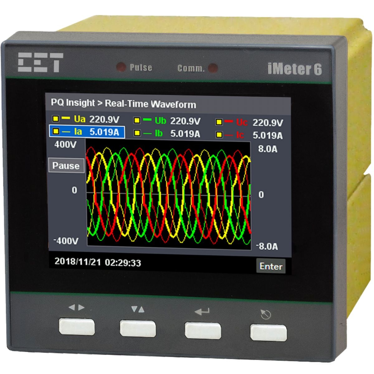 iMeter6, analyseur de qualité énergétique, (classe S)
