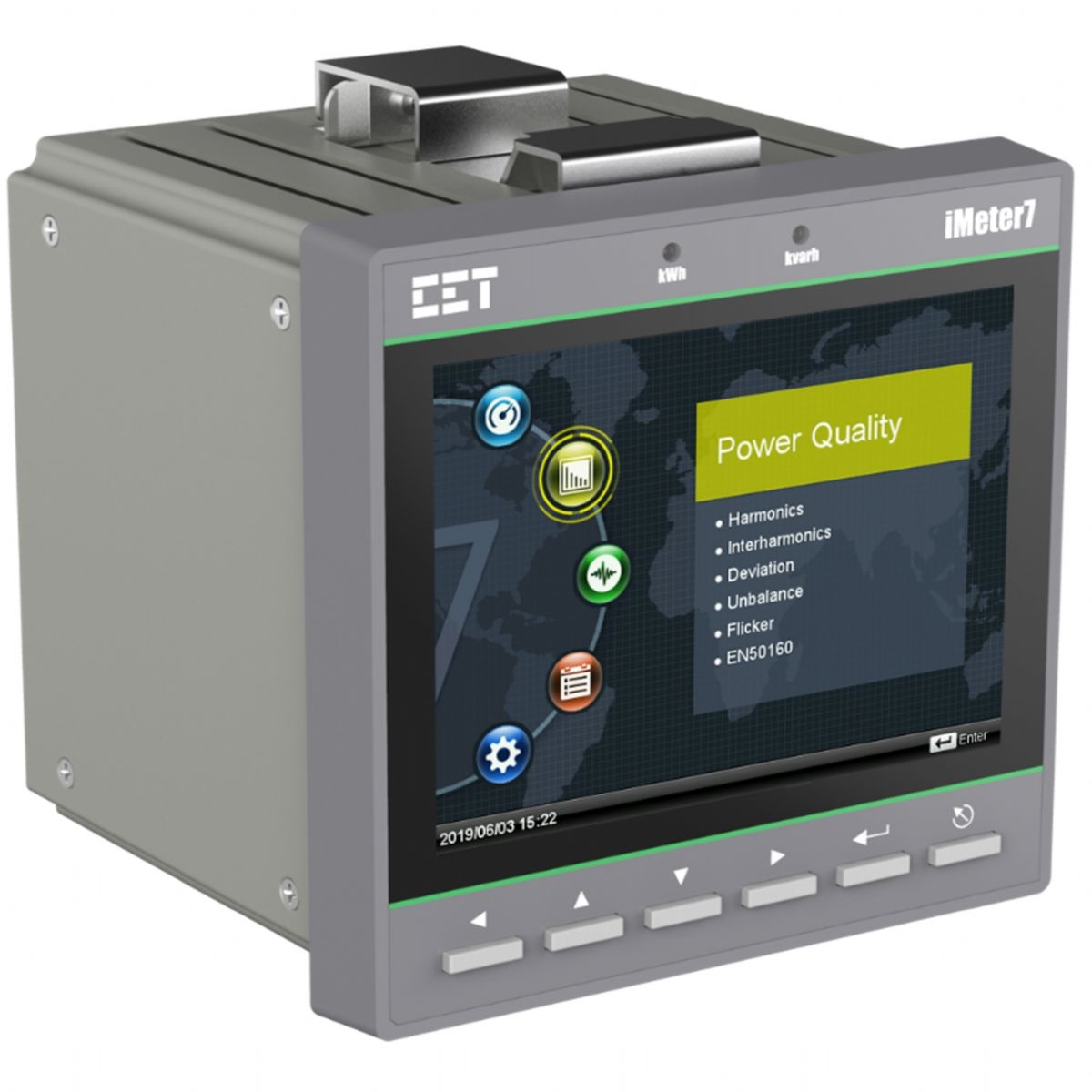 Analyseur de qualité énergétique iMeter7 (IEC61000-4-30 ClassA)