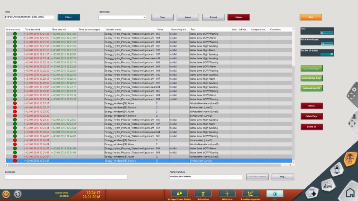 Logiciel zenon Operator Scada